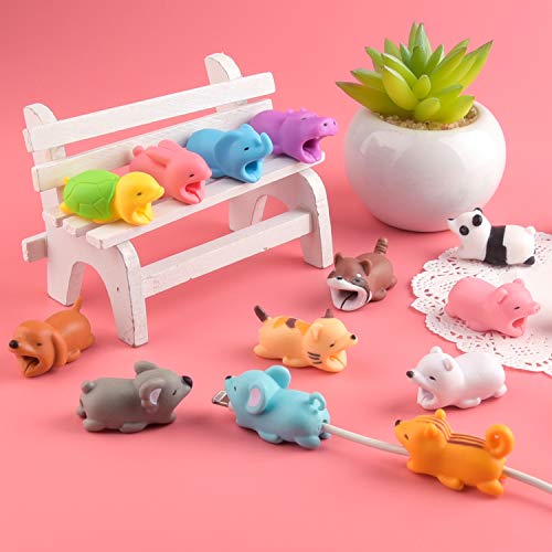 Tuparka 18 Pcs Protector de Cable de Cargador, USB Protector Compatible con iPhone Android, para Todos los Móviles Tuparka 18 Pcs Protector de Cable de Cargador, USB Protector Compatible con iPhone Android, para Todos los Móviles