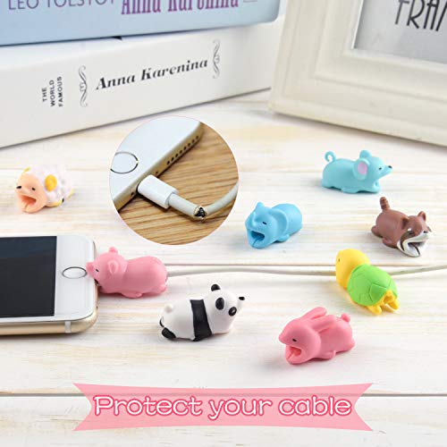Tuparka 18 Pcs Protector de Cable de Cargador, USB Protector Compatible con iPhone Android, para Todos los Móviles Tuparka 18 Pcs Protector de Cable de Cargador, USB Protector Compatible con iPhone Android, para Todos los Móviles