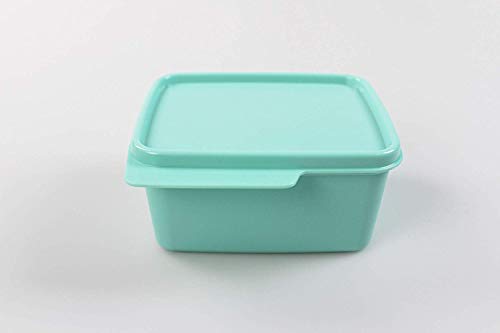 Tupper Tupperware - Fiambrera, color turquesa y verde menta para llevar en la esquina, para niños y niñas, para la guardería, la escuela, a prueba de fugas