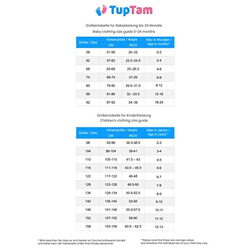 TupTam ﻿Pantalones de Chándal para Bebés Paquete de 5, Niño, 80