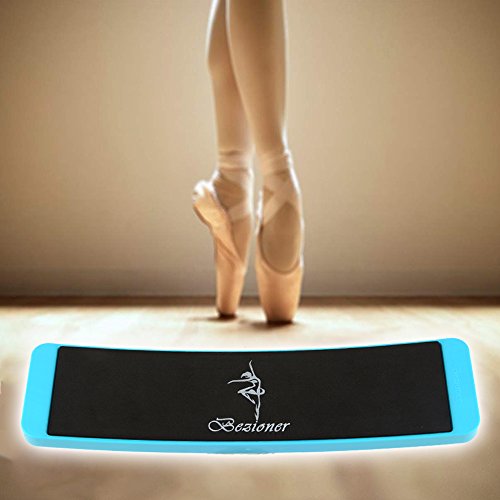 TurnBoard Tablero Giratorio para Bailarines de Ballet Profesionales y Principiantes con Bolsa de Transporte (Azul)