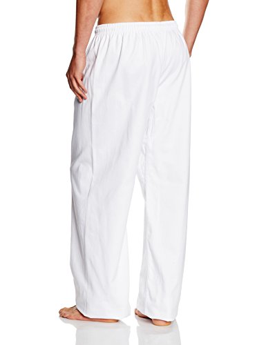 TurnerMAX Karate Pantalones, Blanco, 8 oz de algodón, 190 cm