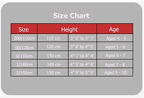 TurnerMAX Traje de Karate Artes Marciales Algodón Tae Kwon Do Uniforme Niños Jiu Jitsu Gi Judo Niños Ropa de Adulto Blanco 120 TurnerMAX Traje de Karate Artes Marciales Algodón Tae Kwon Do Uniforme Niños Jiu Jitsu Gi Judo Niños Ropa de Adulto Blanco 120