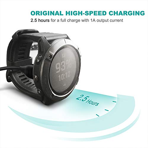 TUSITA Cargador para Garmin Fenix 6 6S 6X Pro,Fenix 5 5S 5X Plus,Forerunner 935 945 745 45 45S 245,Approach S10 S40 S60 S62 X10,Quatix 5 6,Vivoactive 3 4 4S,Vivomove 3 3S,Vivosport,Instinct,Venu Sq TUSITA Cargador para Garmin Fenix 6 6S 6X Pro,Fenix 5 5S 5X Plus,Forerunner 935 945 745 45 45S 245,Approach S10 S40 S60 S62 X10,Quatix 5 6,Vivoactive 3 4 4S,Vivomove 3 3S,Vivosport,Instinct,Venu Sq