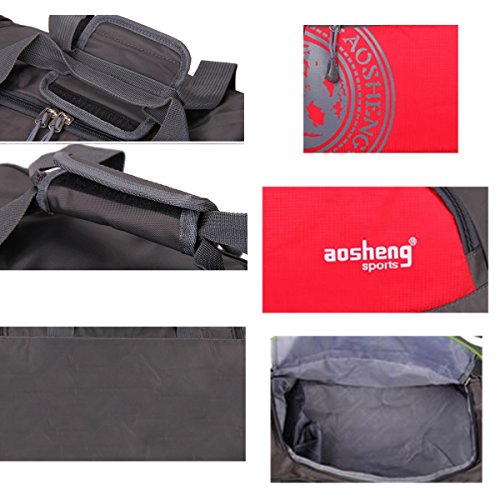 Tutoy Men Woman Gym Bag Gran Capacidad Outdooors Fitness Multifuncional Bolsa De Hombro - Rojo Tutoy Men Woman Gym Bag Gran Capacidad Outdooors Fitness Multifuncional Bolsa De Hombro - Rojo