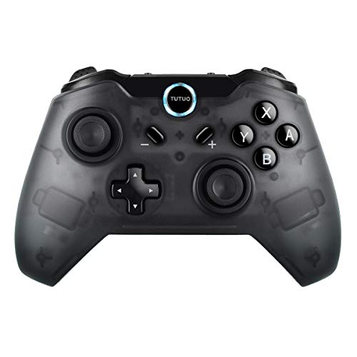 TUTUO Nintendo Switch Controlador Mando Inalámbrico Gamepad Bluetooth Controller Joypad Video Guego Joystick para Nintendo Switch Pro -Negro