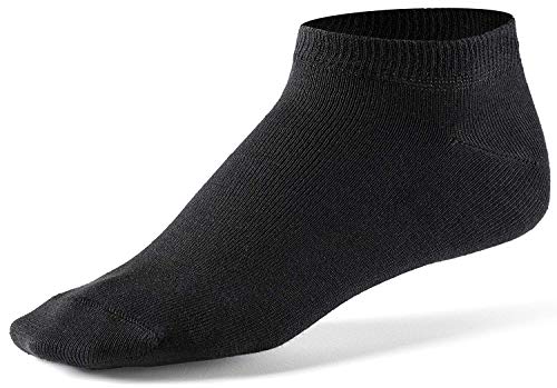 TUUHAW Calcetines de Deporte Low Cut Pro Para Hombre Mujer y niño 10 Pares Calcetines Cortos Tobilleros Deportivos Zapatilla Transpirable(Negro-Gris3942)