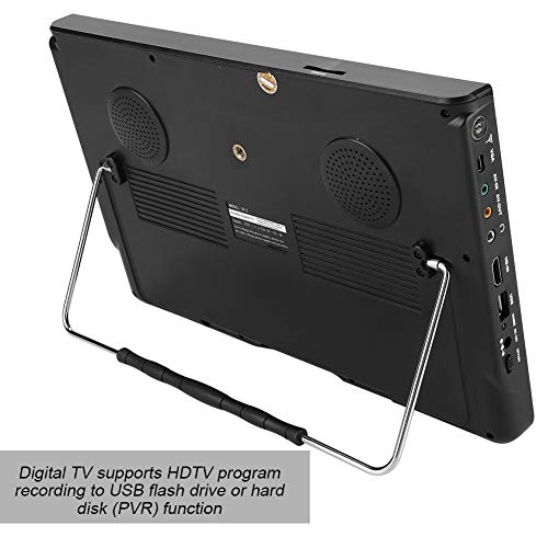 TV Digital, 1080P Mini televisor portátil de 12 Pulgadas 16: 9LED Reproductor de TV Digital DVB-T/T2 de Mano para el avión del automóvil doméstico TV Digital, 1080P Mini televisor portátil de 12 Pulgadas 16: 9LED Reproductor de TV Digital DVB-T/T2 de Mano para el avión del automóvil doméstico