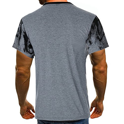 TWBB Camisetas Ajustadas para Hombre de Manga Corta para Hombre Camisetas musculosas