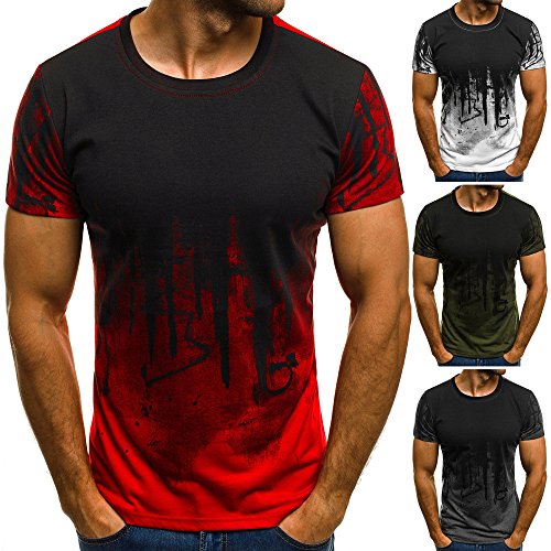 TWBB Camisetas Ajustadas para Hombre de Manga Corta para Hombre Camisetas musculosas