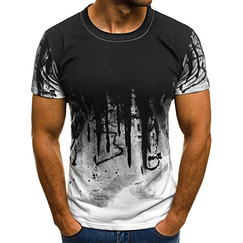 TWBB Camisetas Ajustadas para Hombre de Manga Corta para Hombre Camisetas musculosas