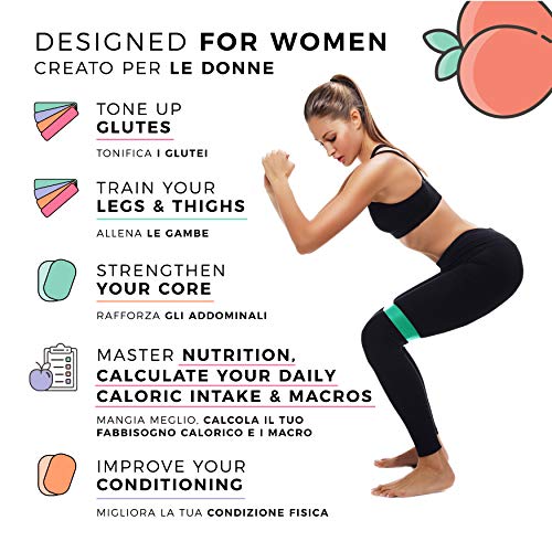 Twiclo Set Bandas Elásticas Fitness Mujer Glúteos y Piernas + Discos Entrenamiento - Pack 4 Cintas de Resistencia para Deporte en Casa + 2 Sliders para Rutina de Suelo + Manual Ejercicio Inglés Twiclo Set Bandas Elásticas Fitness Mujer Glúteos y Piernas + Discos Entrenamiento - Pack 4 Cintas de Resistencia para Deporte en Casa + 2 Sliders para Rutina de Suelo + Manual Ejercicio Inglés