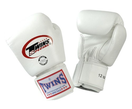 Twins BGVL-3 - Guantes de boxeo, todos los tamaños, color blanco