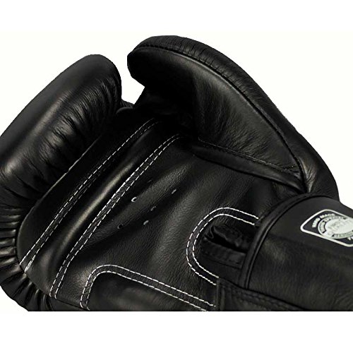 TWINS Boxhandschuhe, Leder, BGVL-3, schwarz, Gr. 10 Oz