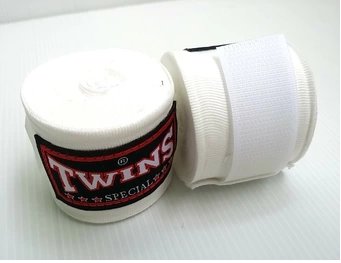 Twins Muay Thai - Vendas de boxeo para Muay Thai, color blanco Twins Muay Thai - Vendas de boxeo para Muay Thai, color blanco