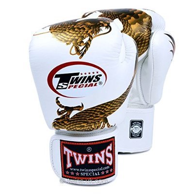 Twins Special Fancy Dragon de Tailandia de oro de guantes de boxeo 10 oz.