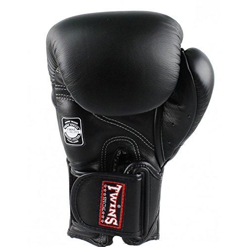 Twins Special - Guantes de Sparring (320 g), color negro