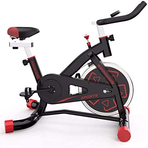 TXOZ Bicicleta estacionaria de transmisión del cinturón Cubierta Ciclo de la Bici con el Volante y Tranquilo Impulso del Sensor/Monitor LCD for el hogar Cardio Entrenamiento de la Gimnasia