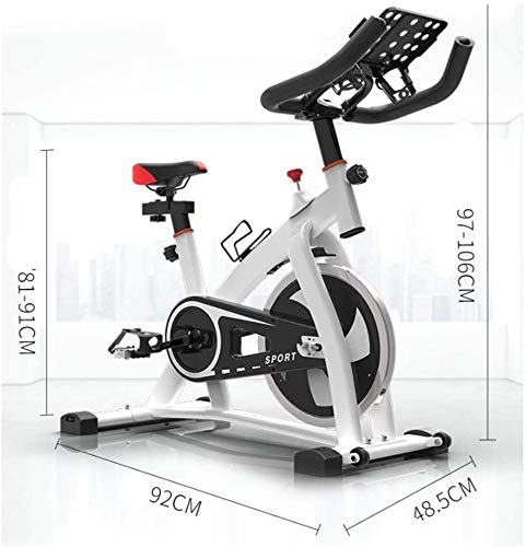 TXOZ Ciclismo Indoor Ejercicio Ciclo de la Bici Bicicleta estacionaria for el hogar Cardio Entrenamiento del Entrenamiento de la Bici (Color : White)