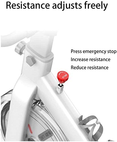 TXOZ Estacionaria silencioso de transmisión del cinturón Ciclo de la Bici de Bicicleta de Ejercicios, Ritmo cardíaco, Monitor LCD, Asiento Ajustable y Manillar for el hogar Cardio Workout