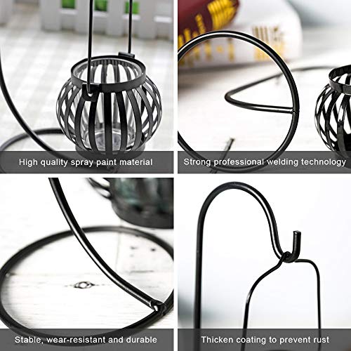 Tyelany Candelero, Candelabros Decorativos de Velas, 1 Juego de Candelabro Linterna, con una Taza de Vidrio, para Bodas, Hogar, Oficina, Decoración de Mesa, Fiesta, Regalo de Cumpleaños (Blanco) Tyelany Candelero, Candelabros Decorativos de Velas, 1 Juego de Candelabro Linterna, con una Taza de Vidrio, para Bodas, Hogar, Oficina, Decoración de Mesa, Fiesta, Regalo de Cumpleaños (Blanco)