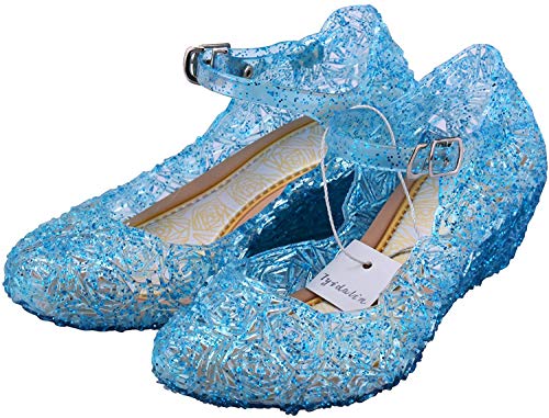 Tyidalin Niña Bailarina Zapatos de Tacón Disfraz de Princesa Zapatilla de Ballet Para 3 a 12 Años Azul EU28-33 (EU 24(Talla del Fabricante 26)) Tyidalin Niña Bailarina Zapatos de Tacón Disfraz de Princesa Zapatilla de Ballet Para 3 a 12 Años Azul EU28-33 (EU 24(Talla del Fabricante 26))