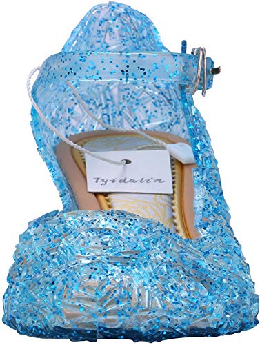 Tyidalin Niña Bailarina Zapatos de Tacón Disfraz de Princesa Zapatilla de Ballet Para 3 a 12 Años Azul EU28-33 (EU 24(Talla del Fabricante 26)) Tyidalin Niña Bailarina Zapatos de Tacón Disfraz de Princesa Zapatilla de Ballet Para 3 a 12 Años Azul EU28-33 (EU 24(Talla del Fabricante 26))