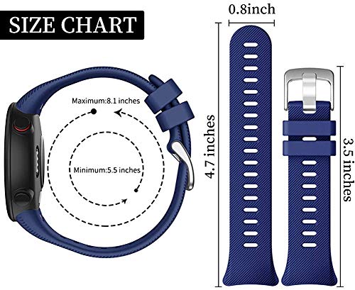 Tyogeephy Compatible con Forerunner 45S Correa de Reloj, Correa de Reloj de Repuesto Deportivo de Silicona Suave, Fitness Correa Pulsera para Forerunner 45S Smartwatch Tyogeephy Compatible con Forerunner 45S Correa de Reloj, Correa de Reloj de Repuesto Deportivo de Silicona Suave, Fitness Correa Pulsera para Forerunner 45S Smartwatch