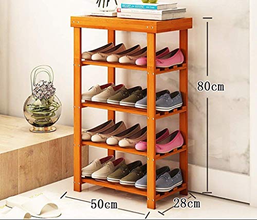 TYT Rack de Zapatas de Bambú de 4 Niveles Multi - Capa Antipolvo Conjunto de Racks de Madera Sólida a Prueba Racks Económicos,Los 50 * 28 * 80Cm TYT Rack de Zapatas de Bambú de 4 Niveles Multi - Capa Antipolvo Conjunto de Racks de Madera Sólida a Prueba Racks Económicos,Los 50 * 28 * 80Cm