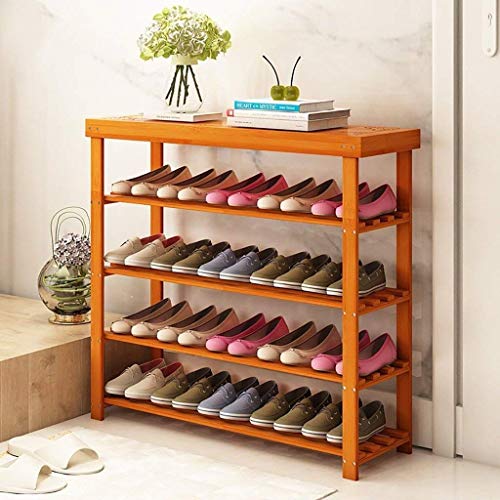 TYT Rack de Zapatas de Bambú de 4 Niveles Multi - Capa Antipolvo Conjunto de Racks de Madera Sólida a Prueba Racks Económicos,Los 90 * 28 * 80Cm TYT Rack de Zapatas de Bambú de 4 Niveles Multi - Capa Antipolvo Conjunto de Racks de Madera Sólida a Prueba Racks Económicos,Los 90 * 28 * 80Cm