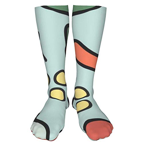 tyui7 Calcetines de compresión para mujeres y hombres Taco Chill Pattern Heel Calcetines gruesos: lo mejor para correr, deportes atléticos, viajes en avión, embarazo, fútbol tyui7 Calcetines de compresión para mujeres y hombres Taco Chill Pattern Heel Calcetines gruesos: lo mejor para correr, deportes atléticos, viajes en avión, embarazo, fútbol