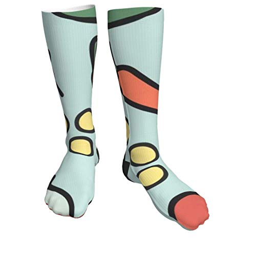 tyui7 Calcetines de compresión para mujeres y hombres Taco Chill Pattern Heel Calcetines gruesos: lo mejor para correr, deportes atléticos, viajes en avión, embarazo, fútbol tyui7 Calcetines de compresión para mujeres y hombres Taco Chill Pattern Heel Calcetines gruesos: lo mejor para correr, deportes atléticos, viajes en avión, embarazo, fútbol