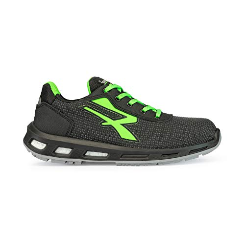 U-POWER Strong S3 SRC, Zapatos de Seguridad Unisex Adulto, Verde (Vert 000), 43 EU