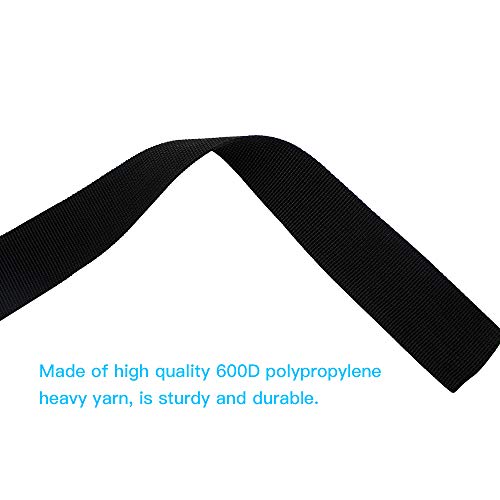 UBERMing Correa de cincha Nylon 38mm x 12 m Correa de Polipropileno Correa Pesada Cinta de Nylon para Mochila de Bricolaje Mochilas Flejes de Carga Accesorios de Ropa