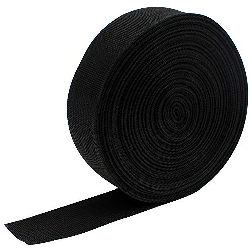 UBERMing Correa de cincha Nylon 38mm x 12 m Correa de Polipropileno Correa Pesada Cinta de Nylon para Mochila de Bricolaje Mochilas Flejes de Carga Accesorios de Ropa