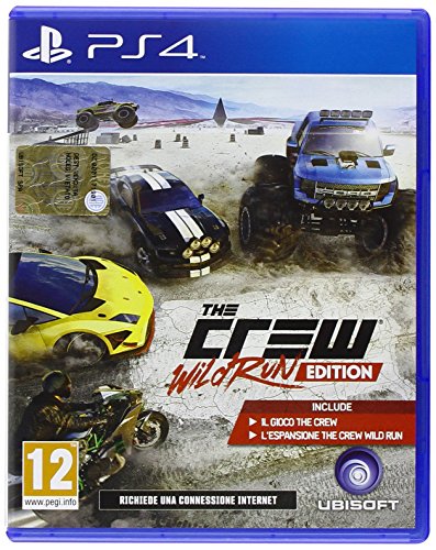 Ubisoft The Crew Wild Run Edition, PS4 - Juego (PS4, PlayStation 4, Soporte físico, Racing, Ubisoft, ITA, Básico) Ubisoft The Crew Wild Run Edition, PS4 - Juego (PS4, PlayStation 4, Soporte físico, Racing, Ubisoft, ITA, Básico)