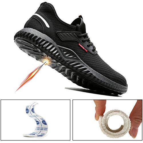 UCAYALI Zapatos de Seguridad Hombre Trabajo Comodos Ligeros Transpirables Zapatillas Trabajo Seguridad Deportivo Punta de Acero para Electricista Soldador Construccion Verano(015 Negro, 41 EU) UCAYALI Zapatos de Seguridad Hombre Trabajo Comodos Ligeros Transpirables Zapatillas Trabajo Seguridad Deportivo Punta de Acero para Electricista Soldador Construccion Verano(015 Negro, 41 EU)