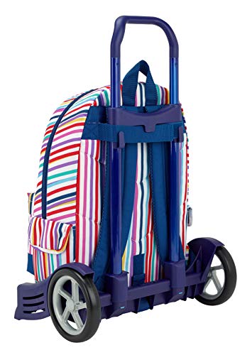 Ucb benetton Mochila con Carro Ruedas Evolution, Trolley.