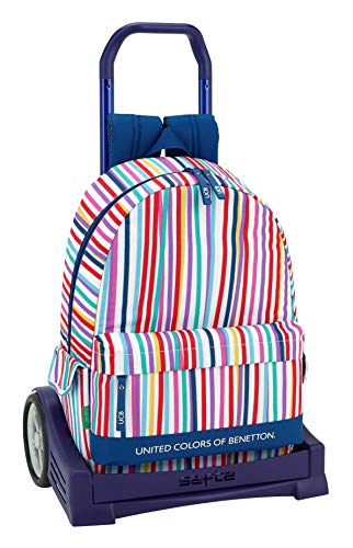 Ucb benetton Mochila con Carro Ruedas Evolution, Trolley.