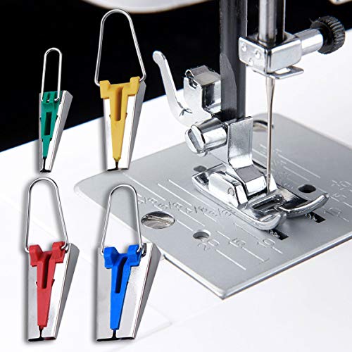 UEETEK Un conjunto de los fabricantes de cinta de bies de tela 4 tamaños vinculante herramientas coser acolchados 6mm 12mm 18mm 25mm