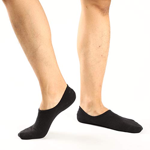 Ueither Calcetines Invisibles Mujer De Algodón Calcetines Cortos Elástco Con Silicona Antideslizante (36-43, Negro (3 Pares)) Ueither Calcetines Invisibles Mujer De Algodón Calcetines Cortos Elástco Con Silicona Antideslizante (36-43, Negro (3 Pares))
