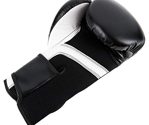 UFC - Guantes de Boxeo para Hombre, Color Negro, Blanco y Plateado