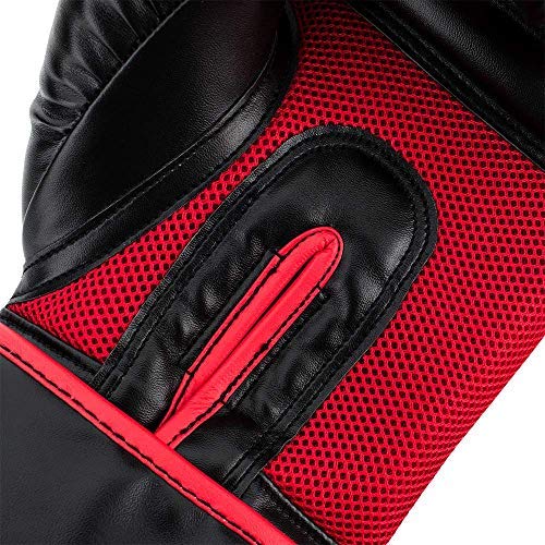 UFC Guantes de Boxeo Unisex Estilo Muay Thai, Color Negro, 14 onzas