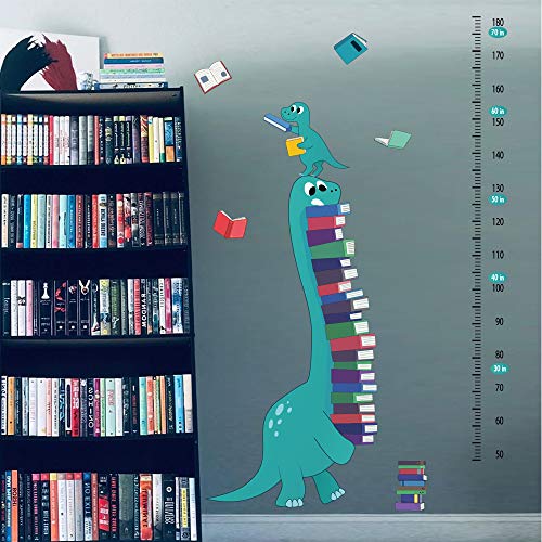 ufengke Altura Pegatinas de Pared Dinosaurios Vinilos Adhesivas Pared Crecimiento Libros Decorativos para Dormitorio Habitación Infantiles Niños ufengke Altura Pegatinas de Pared Dinosaurios Vinilos Adhesivas Pared Crecimiento Libros Decorativos para Dormitorio Habitación Infantiles Niños
