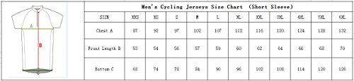 Uglyfrog 2018-Julio Designs Ciclismo Maillot, Hombres Jersey + Pantalones Cortos Babero Mangas Cortas de Ciclismo Ropa Maillot Transpirable para Deportes al Aire Libre Ciclo Bicicleta