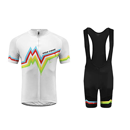 Uglyfrog 2019 Manga Corta Hombres Jersey + Pantalones Cortos Mangas Cortas de Ciclismo Ropa Maillot Transpirable para Deportes al Aire Libre Ciclo Bicicleta ESHSJ48 Uglyfrog 2019 Manga Corta Hombres Jersey + Pantalones Cortos Mangas Cortas de Ciclismo Ropa Maillot Transpirable para Deportes al Aire Libre Ciclo Bicicleta ESHSJ48
