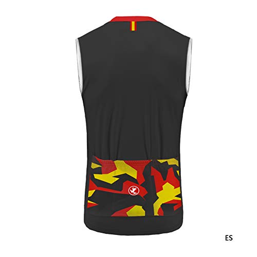 Uglyfrog Chaleco de Ciclismo Sin Mangas Chaqueta de Ciclismo Transpirable MTB Bike Riding para Hombres España Spain GQX11F Uglyfrog Chaleco de Ciclismo Sin Mangas Chaqueta de Ciclismo Transpirable MTB Bike Riding para Hombres España Spain GQX11F