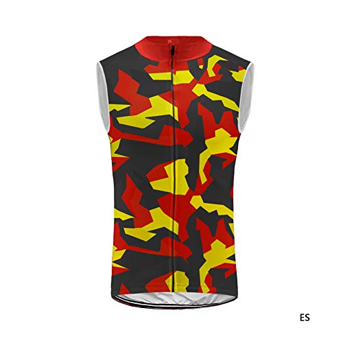 Uglyfrog Chaleco de Ciclismo Sin Mangas Chaqueta de Ciclismo Transpirable MTB Bike Riding para Hombres España Spain GQX11F Uglyfrog Chaleco de Ciclismo Sin Mangas Chaqueta de Ciclismo Transpirable MTB Bike Riding para Hombres España Spain GQX11F