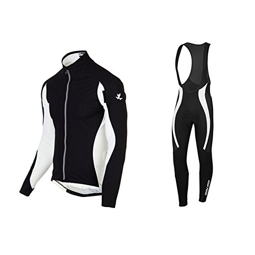 Uglyfrog Chaqueta de Ciclism Mode Manga Larga+Pantalones de Acolchado 3D para Triatlon Hombre de Invierno Conjunto de Ropa de Ciclismo de Lana Térmica Uglyfrog Chaqueta de Ciclism Mode Manga Larga+Pantalones de Acolchado 3D para Triatlon Hombre de Invierno Conjunto de Ropa de Ciclismo de Lana Térmica