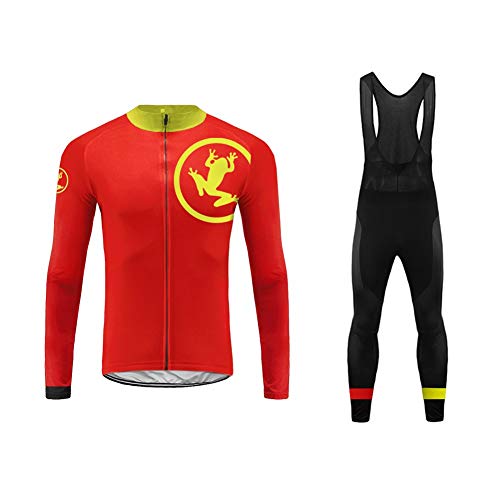 Uglyfrog Invierno Ciclismo, Winter Warm Manga Larga Maillots + Bib Pantalones, Montar Ropa Set, Higroscópico, Transpiración, Montar Ropa FDXDJ01 Uglyfrog Invierno Ciclismo, Winter Warm Manga Larga Maillots + Bib Pantalones, Montar Ropa Set, Higroscópico, Transpiración, Montar Ropa FDXDJ01